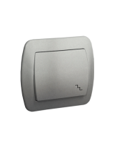Łącznik schodowy 10AX, 250V~, zaciski śrubowe aluminiowy KONTAKT SIMON AW6/26