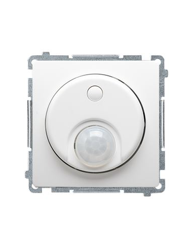 Łącznik z czujnikiem ruchu z przekaźnikiem (moduł) 8(2) A, 230V~. Wymagana instalacja 3-przewodowa biały KONTAKT SIMON BMCR10P.0