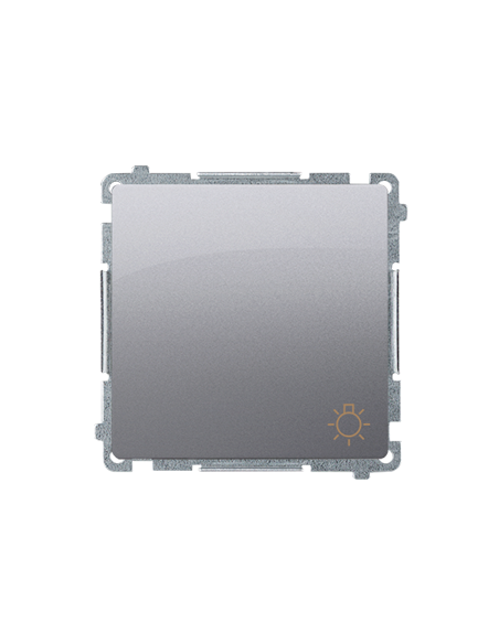 Przycisk światło (moduł) 16AX, 250V~, zaciski śrubowe stal inox KONTAKT SIMON BMS1A.01/21