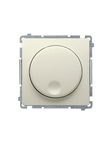 Ściemniacz naciskowo-obrotowy (moduł), 20–500 W, 230V~ beż KONTAKT SIMON BMS9T.01/12