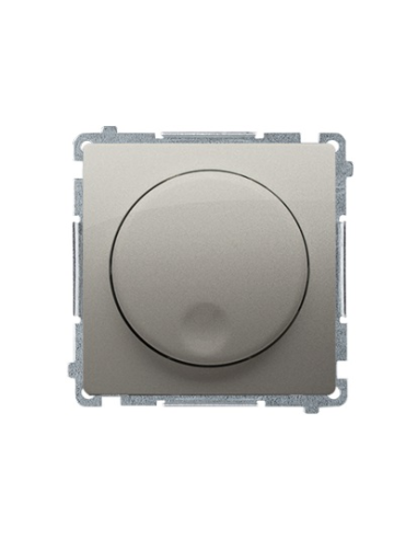 Ściemniacz naciskowo-obrotowy (moduł), 20–500 W, 230V~ satynowy KONTAKT SIMON BMS9T.01/29