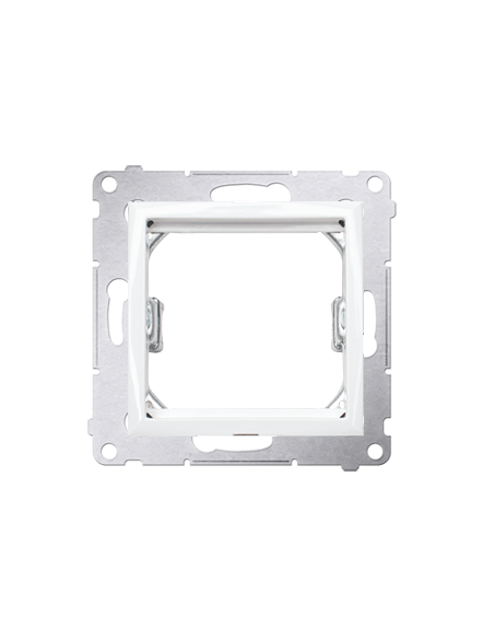 Adapter (przejściówka) na osprzęt standardu 45 × 45 mm biały *Do gniazd teleinformatycznych Simon Connect KONTAKT SIMON DA45.01/