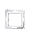 Adapter (przejściówka) na osprzęt standardu 45 × 45 mm biały *Do gniazd teleinformatycznych Simon Connect KONTAKT SIMON DA45.01/