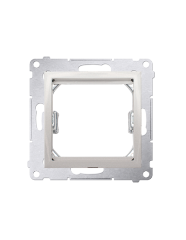 Adapter (przejściówka) na osprzęt standardu 45 × 45 mm kremowy *Do gniazd teleinformatycznych Simon Connect KONTAKT SIMON DA45.0