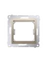 Adapter (przejściówka) na osprzęt standardu 45 × 45 mm złoty mat *Do gniazd teleinformatycznych Simon Connect KONTAKT SIMON DA45