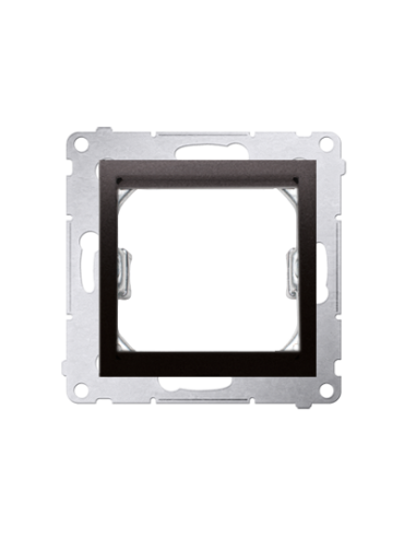 Adapter (przejściówka) na osprzęt standardu 45 × 45 mm antracyt *Do gniazd teleinformatycznych Simon Connect KONTAKT SIMON DA45.