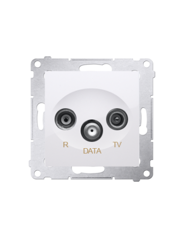 Gniazdo R-TV-DATA (moduł) biały KONTAKT SIMON DAD.01/11