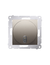 Dzwonek elektroniczny (moduł) 8–12 V~ złoty mat KONTAKT SIMON DDT1.01/44