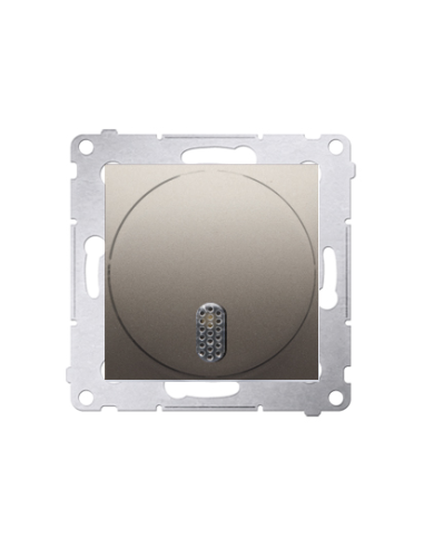 Dzwonek elektroniczny (moduł) 8–12 V~ złoty mat KONTAKT SIMON DDT1.01/44