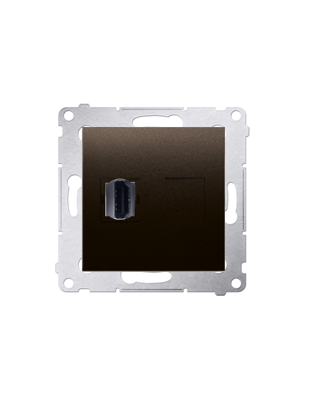 Gniazdo HDMI (moduł) brąz mat KONTAKT SIMON DGHDMI.01/46