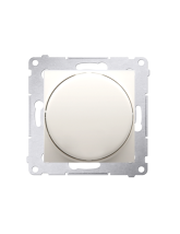 Ściemniacz naciskowo-obrotowy (moduł) 20–500 W kremowy KONTAKT SIMON DS9T.01/41