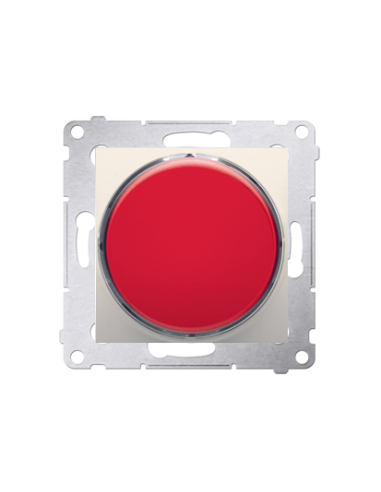 Sygnalizator świetlny LED – światło czerwone (moduł) 230V~ kremowy KONTAKT SIMON DSS2.01/41