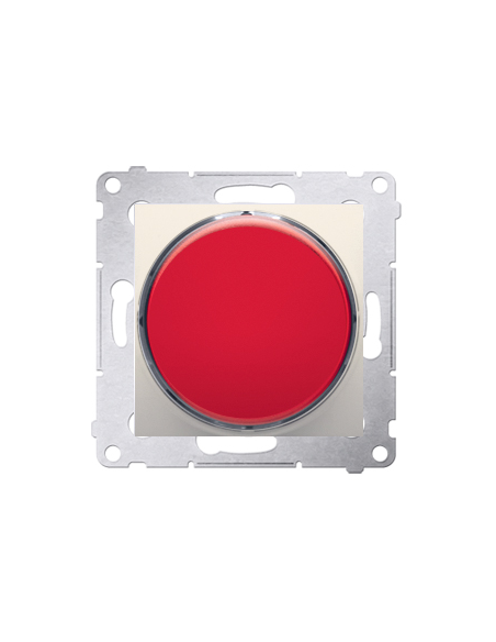 Sygnalizator świetlny LED – światło czerwone (moduł) 230V~ kremowy KONTAKT SIMON DSS2.01/41