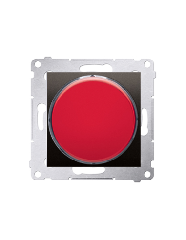 Sygnalizator świetlny LED – światło czerwone (moduł) 230V~ brąz mat KONTAKT SIMON DSS2.01/46