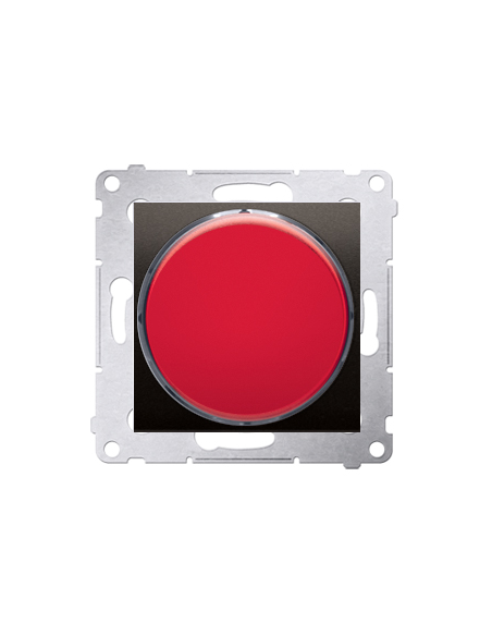 Sygnalizator świetlny LED – światło czerwone (moduł) 230V~ brąz mat KONTAKT SIMON DSS2.01/46