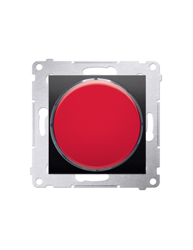 Sygnalizator świetlny LED – światło czerwone (moduł) 230V~ antracyt KONTAKT SIMON DSS2.01/48