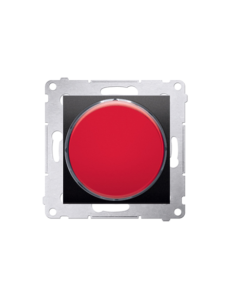 Sygnalizator świetlny LED – światło czerwone (moduł) 230V~ antracyt KONTAKT SIMON DSS2.01/48