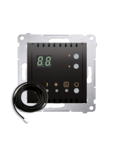 Regulator temperatury z wyświetlaczem z czujnikiem zewnętrznym (moduł) 16(2) A, 230V~ antracyt *W komplecie czujnik zewnętrzny (