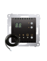 Regulator temperatury z wyświetlaczem z czujnikiem zewnętrznym (moduł) 16(2) A, 230V~ antracyt *W komplecie czujnik zewnętrzny (