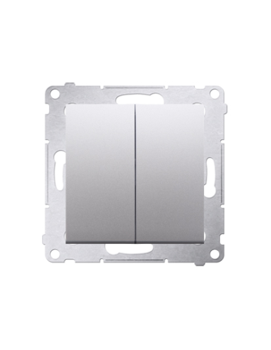 Łącznik świecznikowy (moduł) 16AX, 250V~, zaciski śrubowe srebrny mat KONTAKT SIMON DW5A.01/43