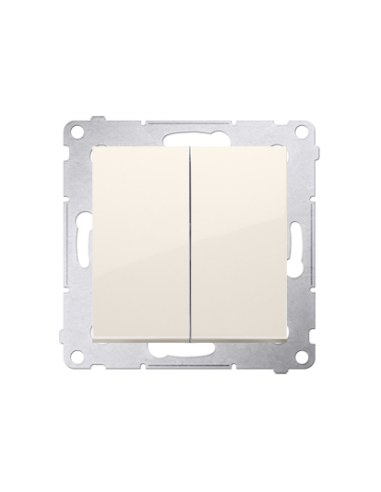 Łącznik świecznikowy (moduł) 10AX, 250V~, szybkozłącza kremowy KONTAKT SIMON DW5.01/41