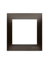 Ramka 1-krotna PREMIUM IP20 / IP44 brąz mat KONTAKT SIMON DR1/46