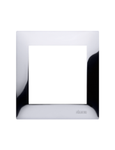 Ramka 1-krotna PREMIUM IP20 / IP44 chrom KONTAKT SIMON DR1/63