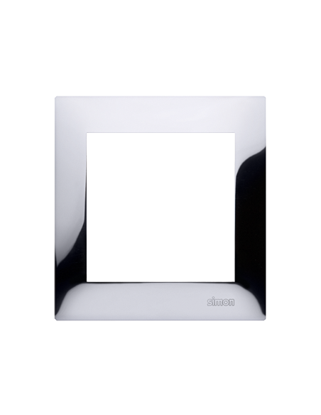 Ramka 1-krotna PREMIUM IP20 / IP44 chrom KONTAKT SIMON DR1/63