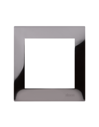 Ramka 1-krotna PREMIUM IP20 / IP44 ciemna stal KONTAKT SIMON DR1/67