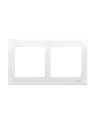 Ramka 2-krotna PREMIUM IP20 / IP44 biały KONTAKT SIMON DR2/11