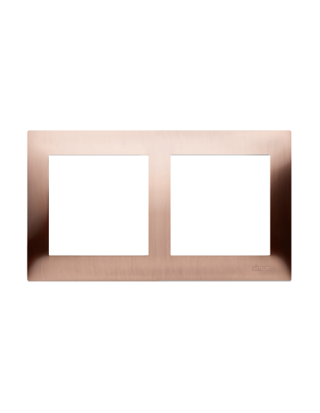 Ramka 2-krotna PREMIUM IP20 / IP44 miedź rustykalna KONTAKT SIMON DR2/36