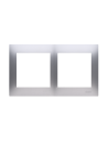 Ramka 2-krotna PREMIUM IP20 / IP44 srebrny mat KONTAKT SIMON DR2/43