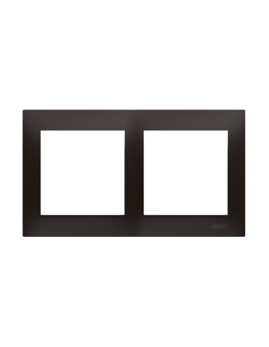 Ramka 2-krotna PREMIUM IP20 / IP44 antracyt KONTAKT SIMON DR2/48