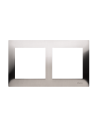 Ramka 2-krotna PREMIUM IP20 / IP44 inox KONTAKT SIMON DR2/61