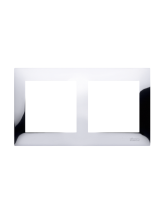 Ramka 2-krotna PREMIUM IP20 / IP44 chrom KONTAKT SIMON DR2/63
