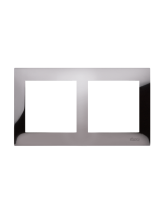 Ramka 2-krotna PREMIUM IP20 / IP44 ciemna stal KONTAKT SIMON DR2/67