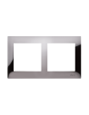 Ramka 2-krotna PREMIUM IP20 / IP44 ciemna stal KONTAKT SIMON DR2/67