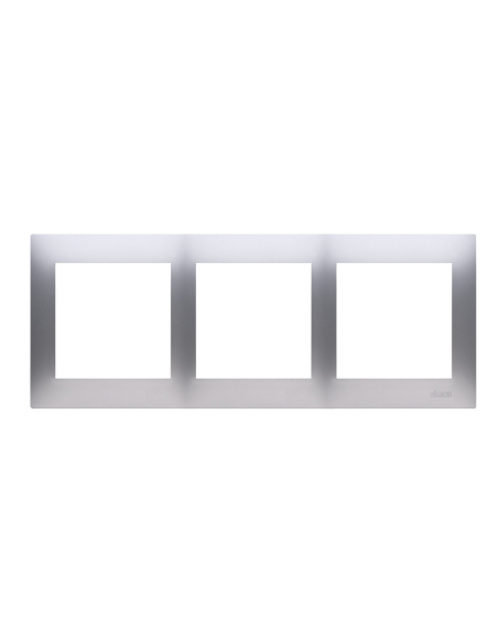 Ramka 3-krotna PREMIUM IP20 / IP44 srebrny mat KONTAKT SIMON DR3/43