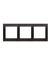 Ramka 3-krotna PREMIUM IP20 / IP44 antracyt KONTAKT SIMON DR3/48