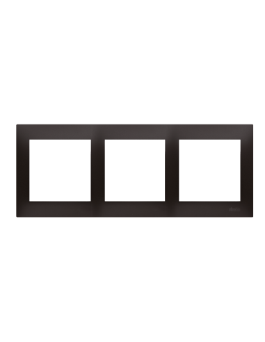 Ramka 3-krotna PREMIUM IP20 / IP44 antracyt KONTAKT SIMON DR3/48