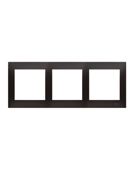 Ramka 3-krotna PREMIUM IP20 / IP44 antracyt KONTAKT SIMON DR3/48