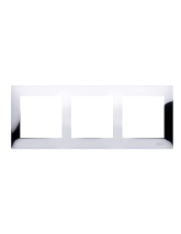 Ramka 3-krotna PREMIUM IP20 / IP44 chrom KONTAKT SIMON DR3/63
