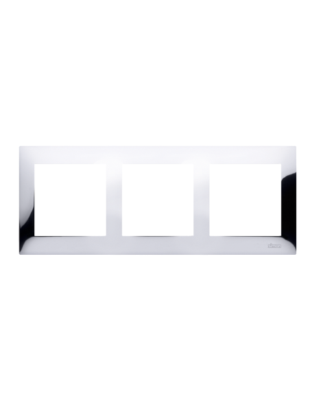 Ramka 3-krotna PREMIUM IP20 / IP44 chrom KONTAKT SIMON DR3/63