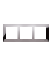 Ramka 3-krotna PREMIUM IP20 / IP44 ciemna stal KONTAKT SIMON DR3/67
