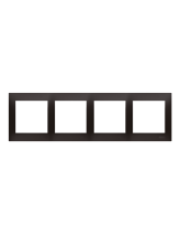 Ramka 4-krotna PREMIUM IP20 / IP44 antracyt KONTAKT SIMON DR4/48