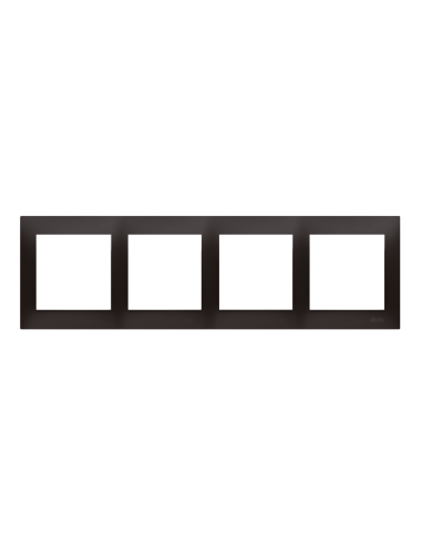 Ramka 4-krotna PREMIUM IP20 / IP44 antracyt KONTAKT SIMON DR4/48