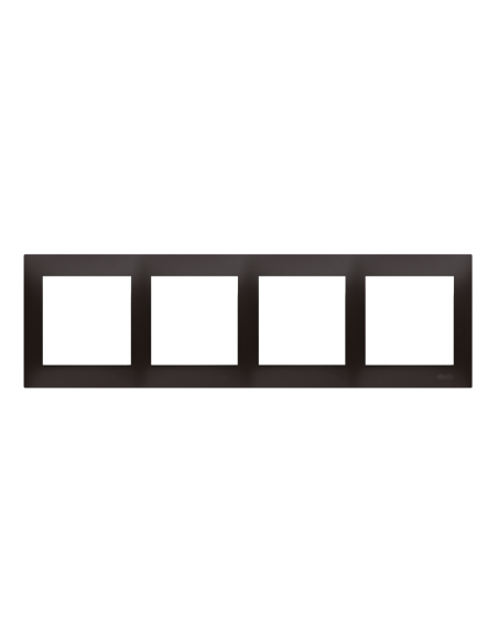Ramka 4-krotna PREMIUM IP20 / IP44 antracyt KONTAKT SIMON DR4/48