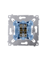 Przycisk pojedynczy zwierny (mechanizm) 10AX, 250V~, szybkozłącza KONTAKT SIMON SP1M