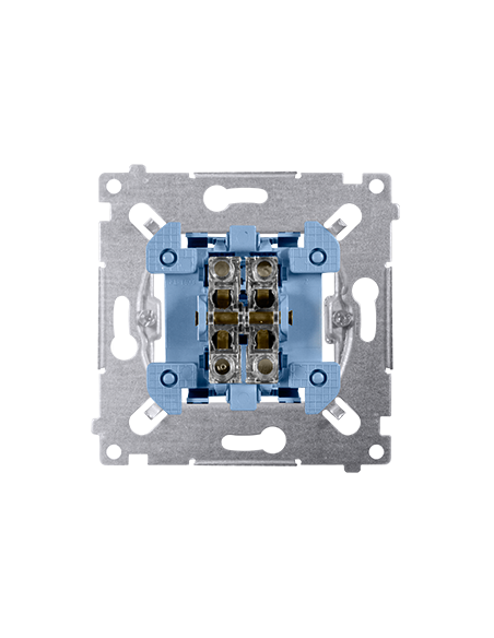Przycisk podwójny zwierny (mechanizm) 10AX, 250V~, szybkozłącza KONTAKT SIMON SP2M