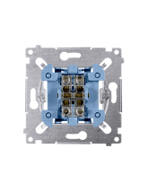 Łącznik schodowy (mechanizm) 10AX, 250V~, szybkozłącza KONTAKT SIMON SW6M